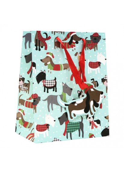 Christmas doggo gift bag 